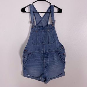 NWOT We The Free | Free People Denim Overall Shorts